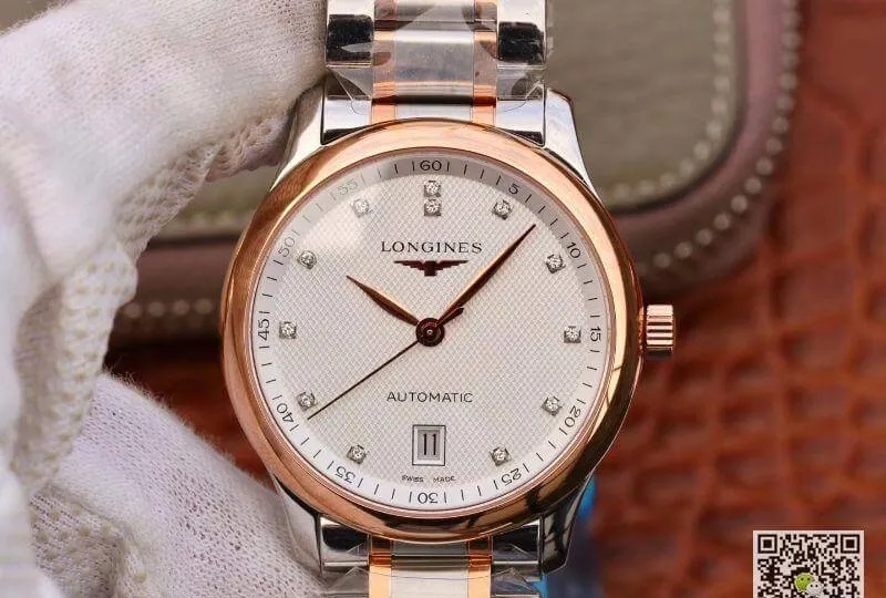 Longines Master Collections L2.628.5.97.7 KY Factory 1:1 Best Edition Replica Watch Swiss ETA2892 White Textured Dial